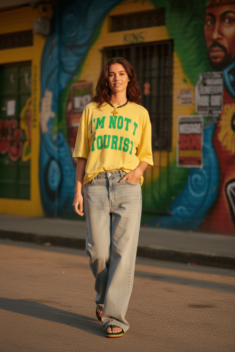 T-shirt Margareth YELLOW - ONE TEE T-shirt