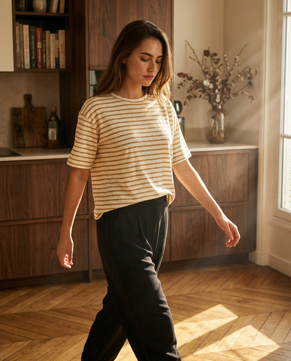 T-SHIRT TAIS ECRU/BEIGE - LA PETITE ETOILE T-SHIRT