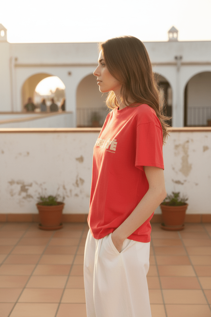 TEE SHIRT BEL ÉTÉ ROUGE - GARANCE T - SHIRT