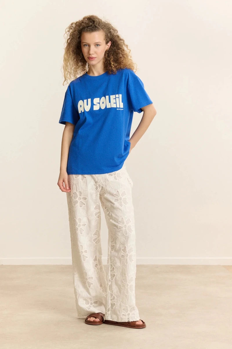 TEE SHIRT SOLEIL BLEU ELECTRIQUE - GARANCE T - SHIRT