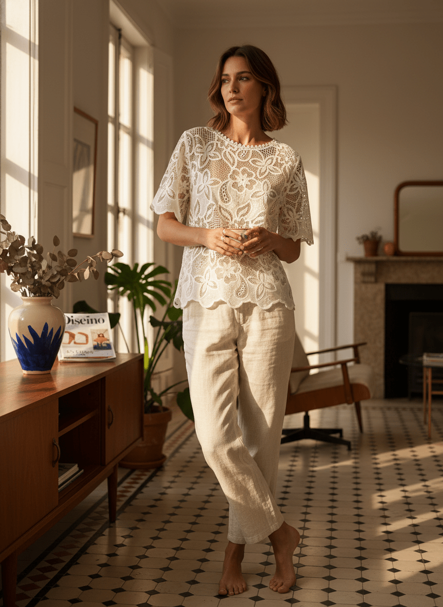 TOP BRENDA WHITE - SEEUSOON Top