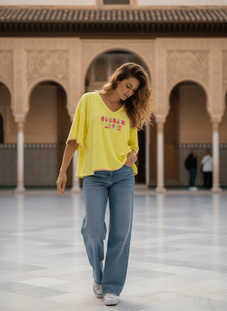 TOP ISANA CITRON - CASBAH LOVE Top