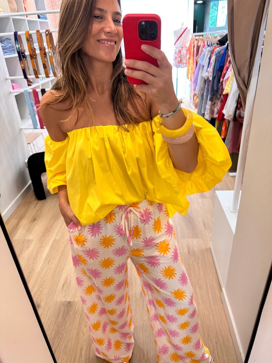 Top Kelly JAUNE - L’ESSENTIEL Top