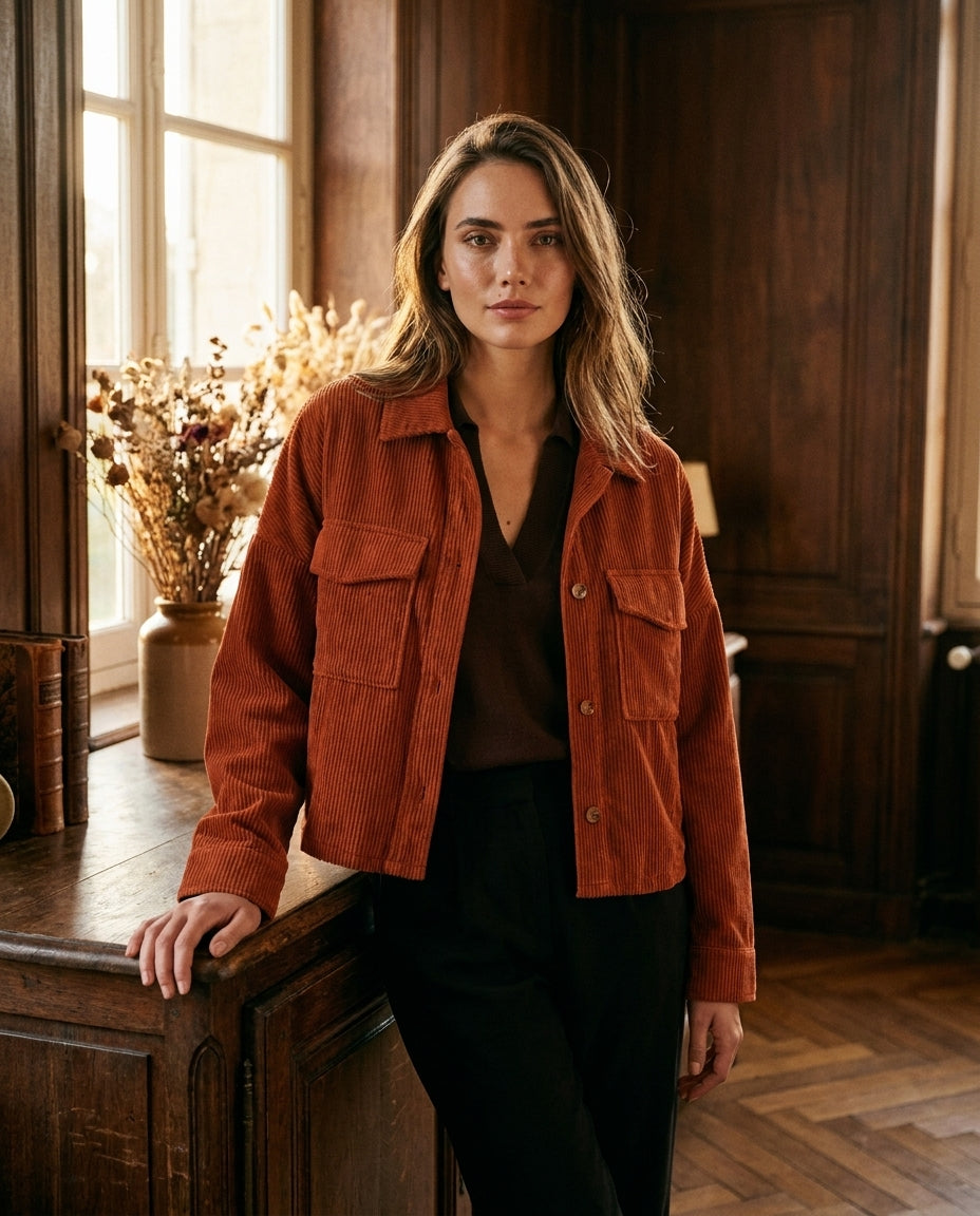 TOP LYLOU TERRACOTTA - MINUIT DOUZE TOP