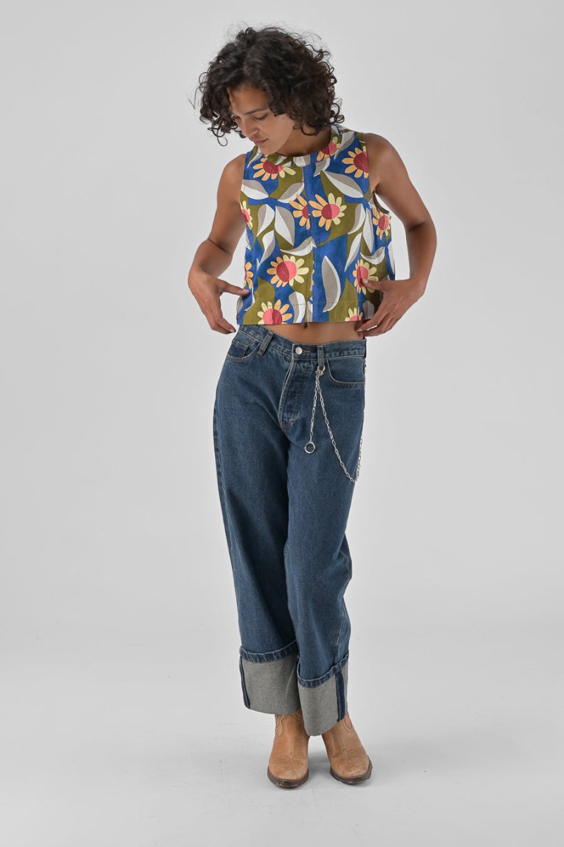 TOP MILLIE RETRO BLOOM - ORFEO TOP