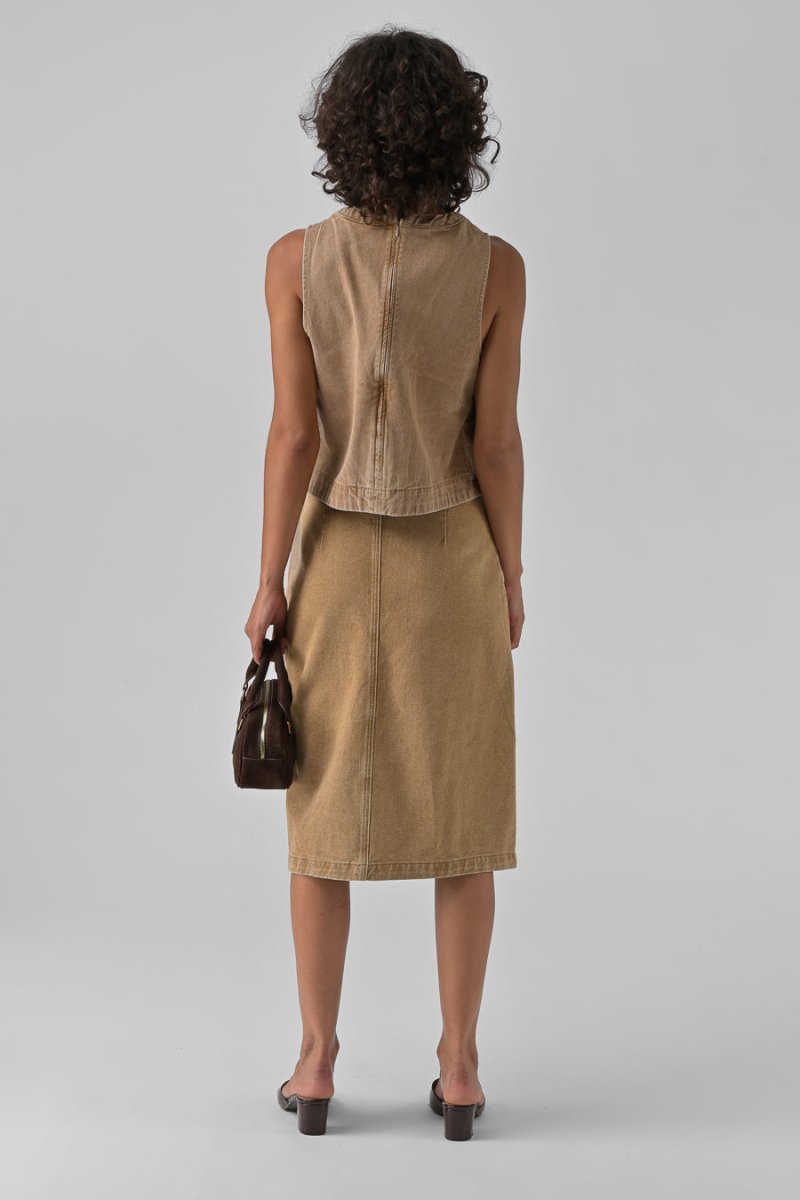 TOP MILLIE BEIGE - ORFEO TOP