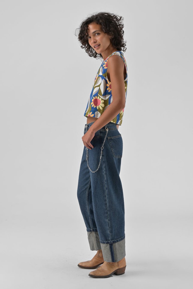 TOP MILLIE RETRO BLOOM - ORFEO TOP