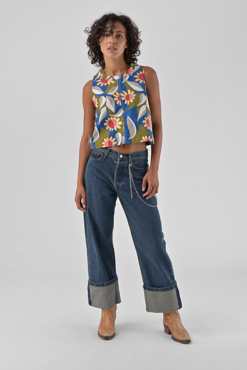 TOP MILLIE RETRO BLOOM - ORFEO TOP