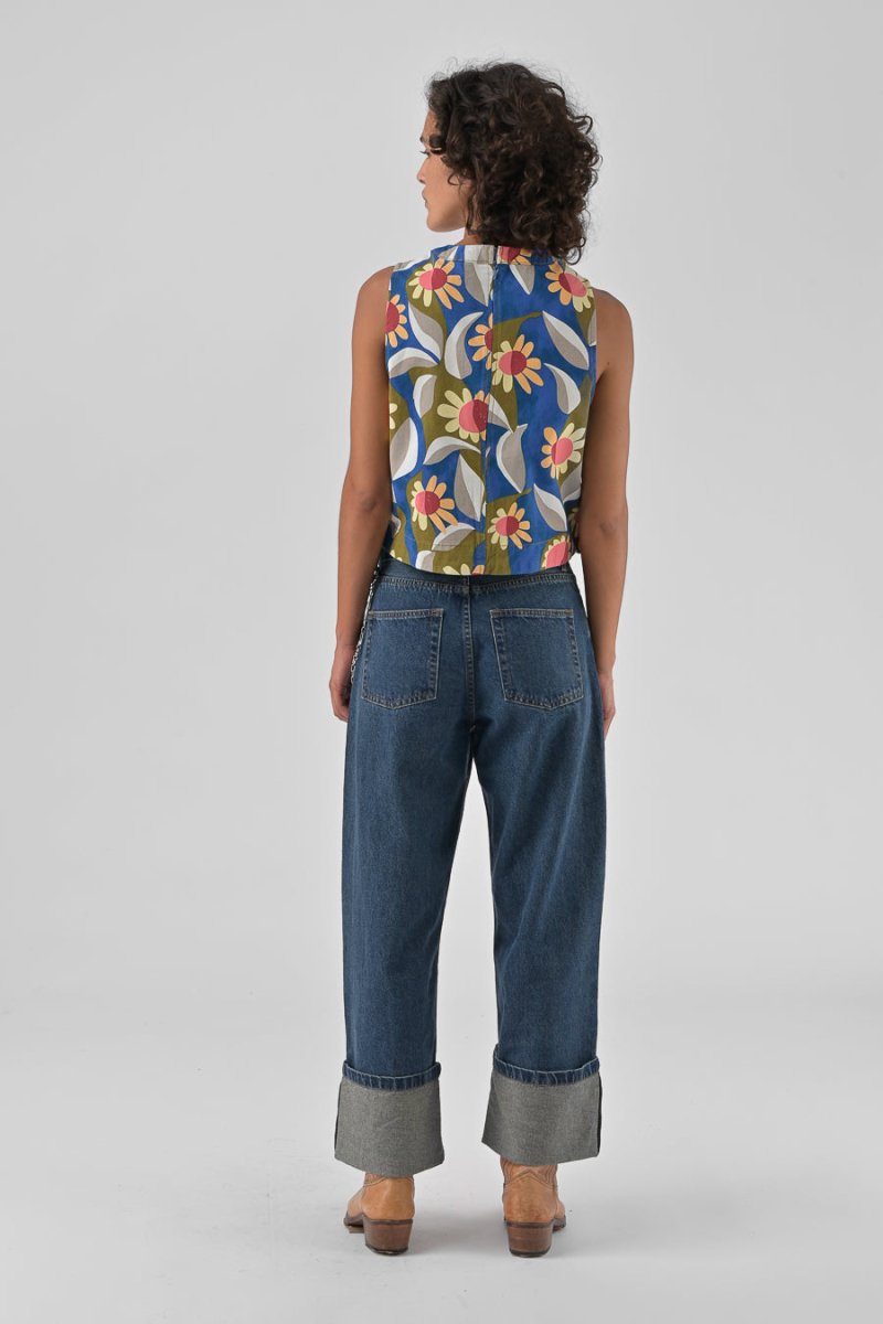 TOP MILLIE RETRO BLOOM - ORFEO TOP
