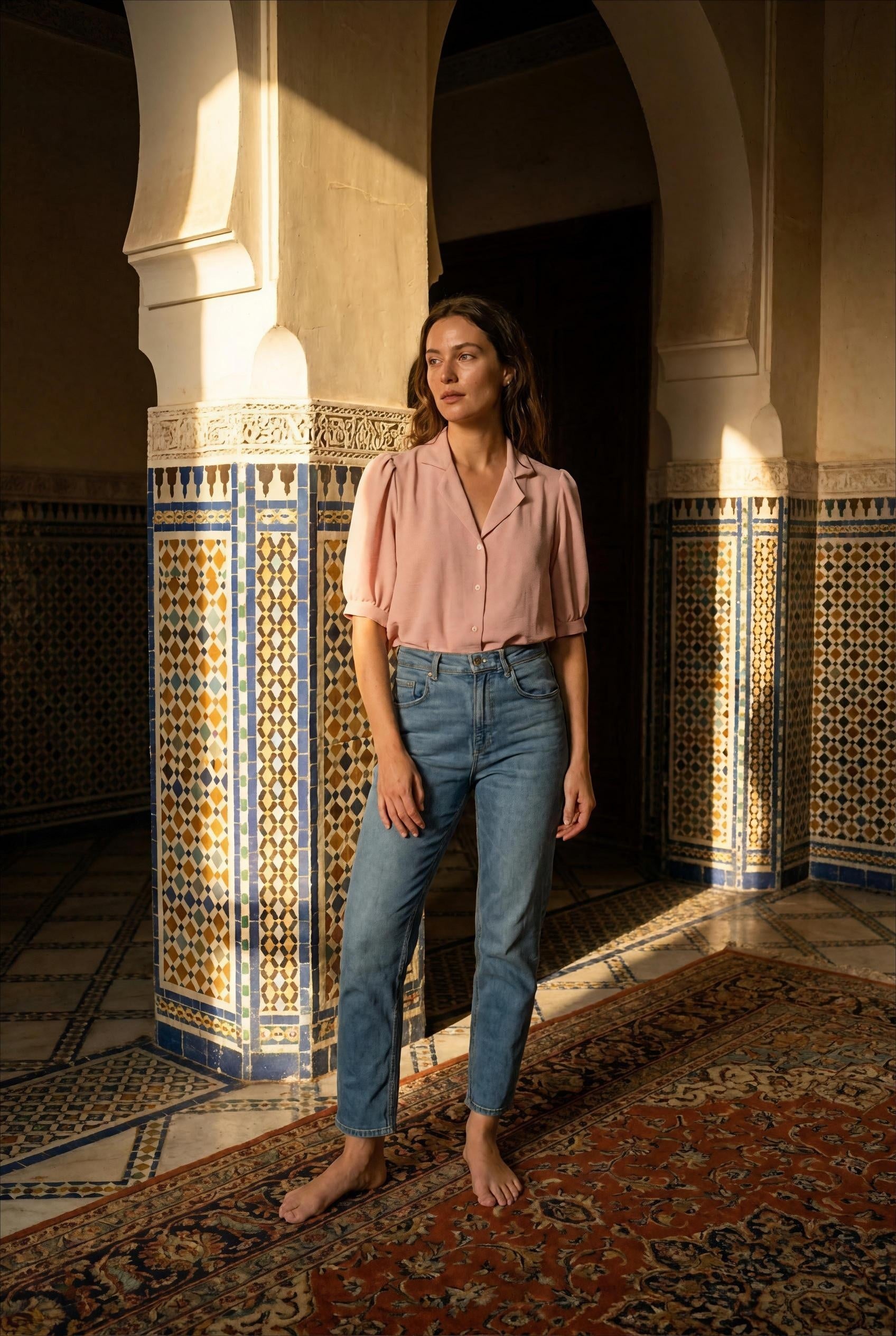 TOP NATALIA UNI ROSE - RUE DES ABBESSES Top