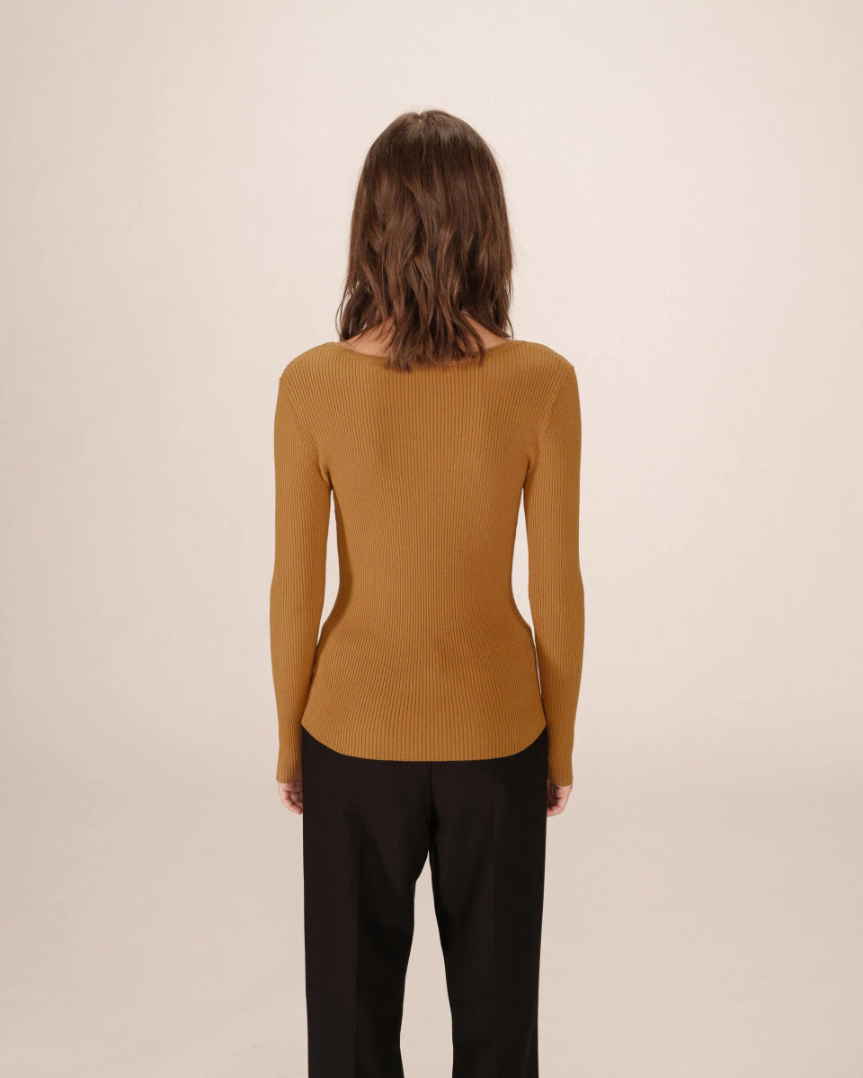 Top Saturnin OCRE - GRACE ET MILA Top