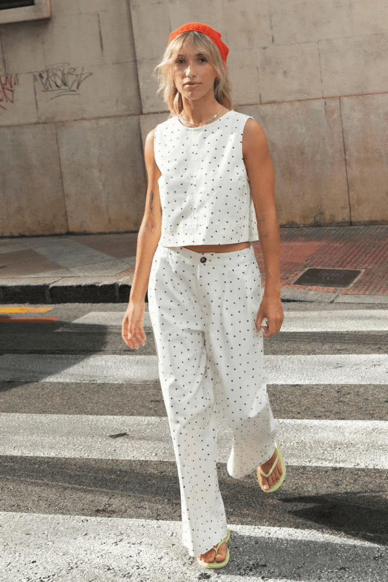 TOP TACO DAISY BLANC - LAUREPLUSMAX Top