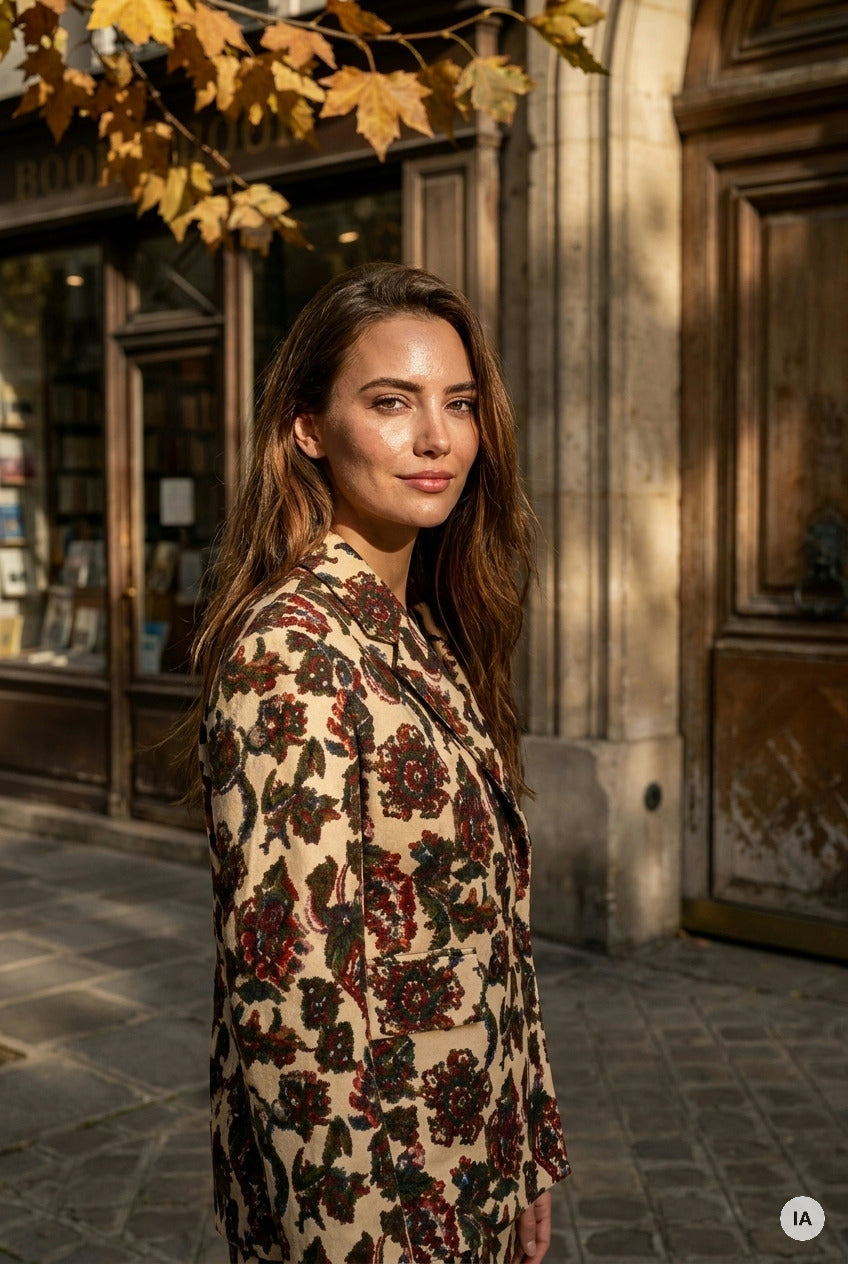 VESTE ADRIEL FLEUR DE TRIESTE - ORFEO Veste — Image générée par IA