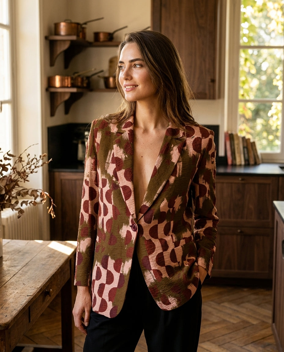 VESTE CAMILLE KAKI - RUE DES ABBESSES Veste