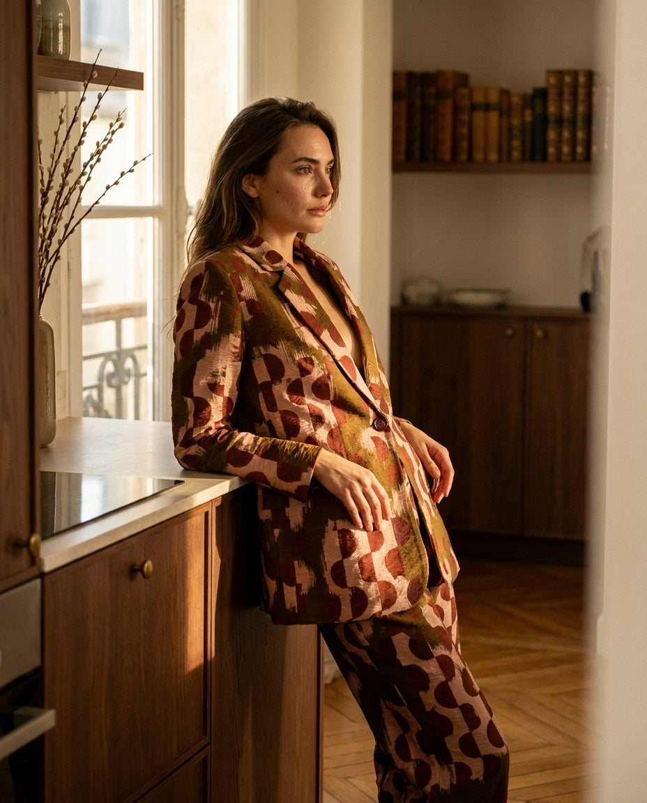 VESTE CAMILLE KAKI - RUE DES ABBESSES Veste