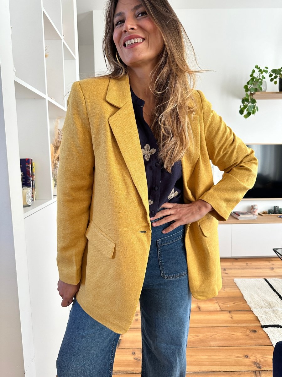 Veste Jackie JAUNE - THE KORNER Veste