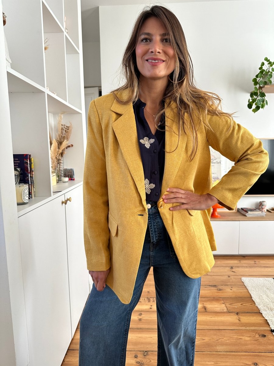 Veste Jackie JAUNE - THE KORNER Veste