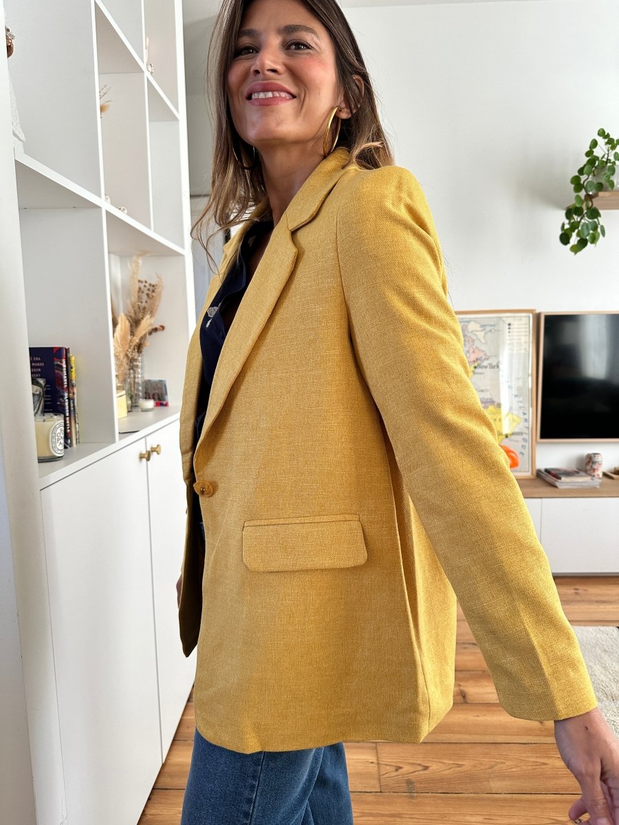 Veste Jackie JAUNE - THE KORNER Veste