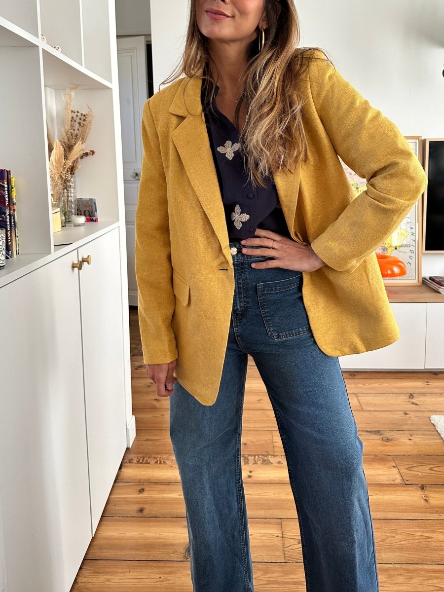 Veste Jackie JAUNE - THE KORNER Veste