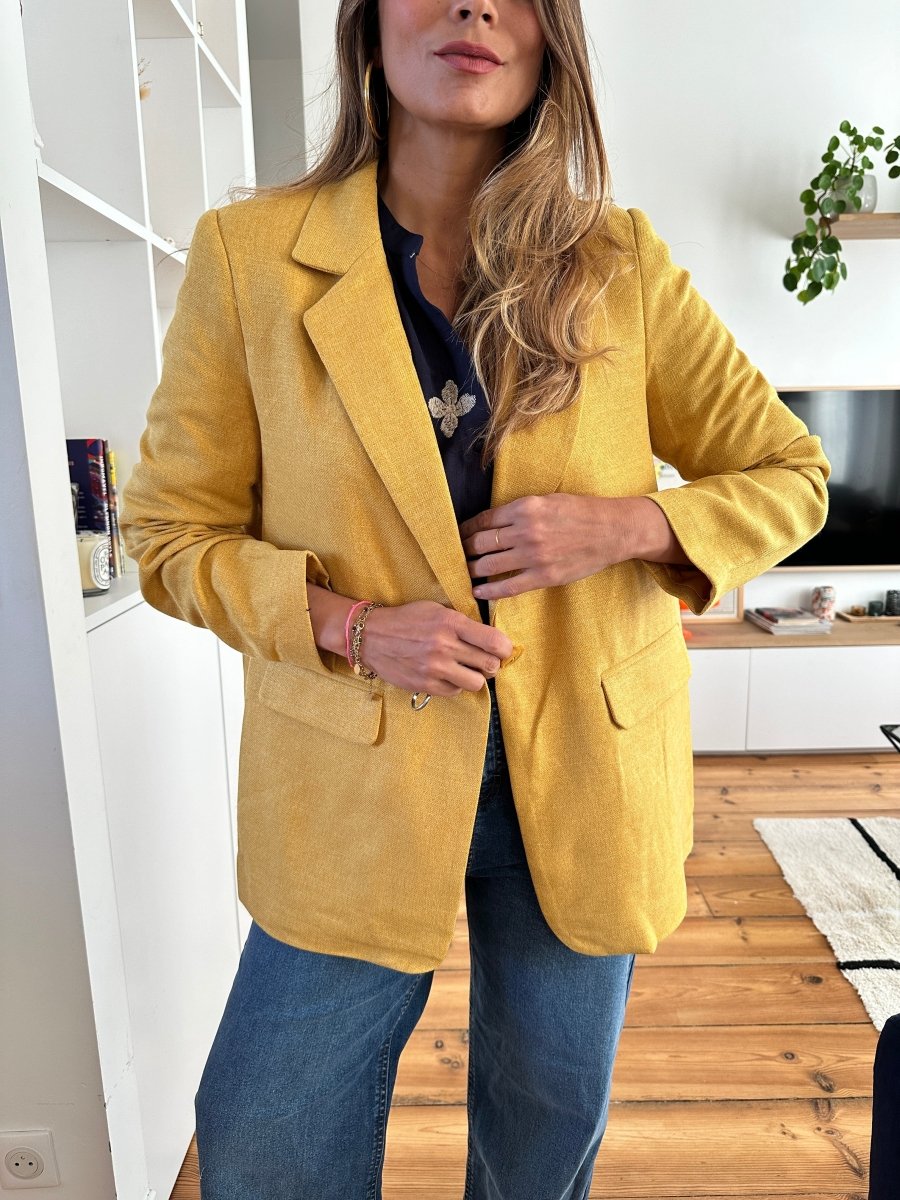 Veste Jackie JAUNE - THE KORNER Veste