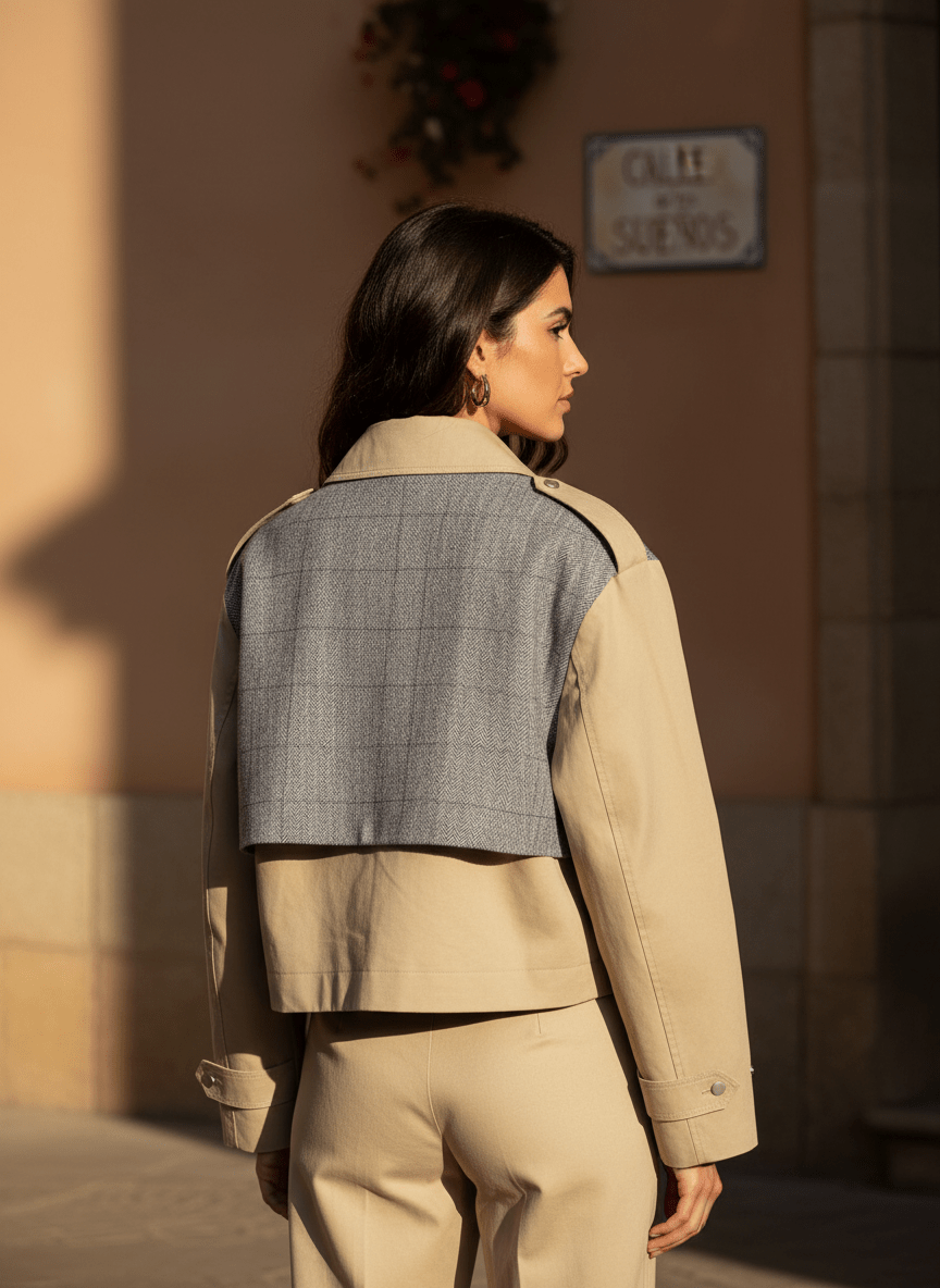 VESTE KRYS BEIGE MIX - ADORE Veste