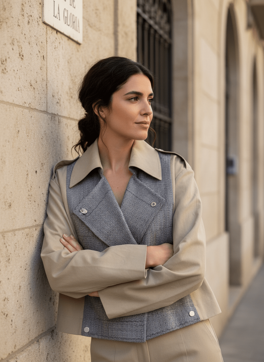 VESTE KRYS BEIGE MIX - ADORE Veste