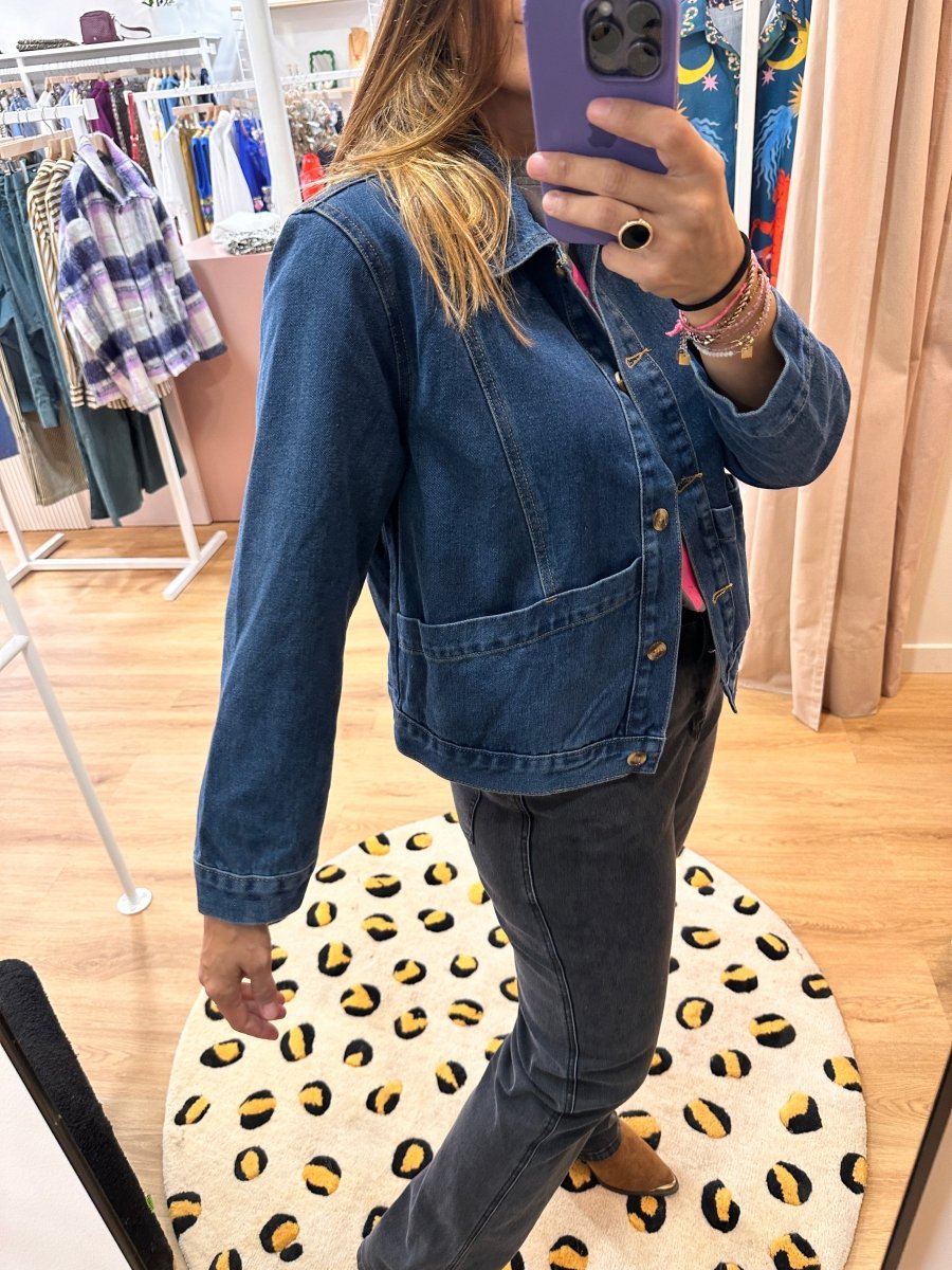 Veste Manon BLEU DENIM - INSPIRATION STUDIO Veste pour femme