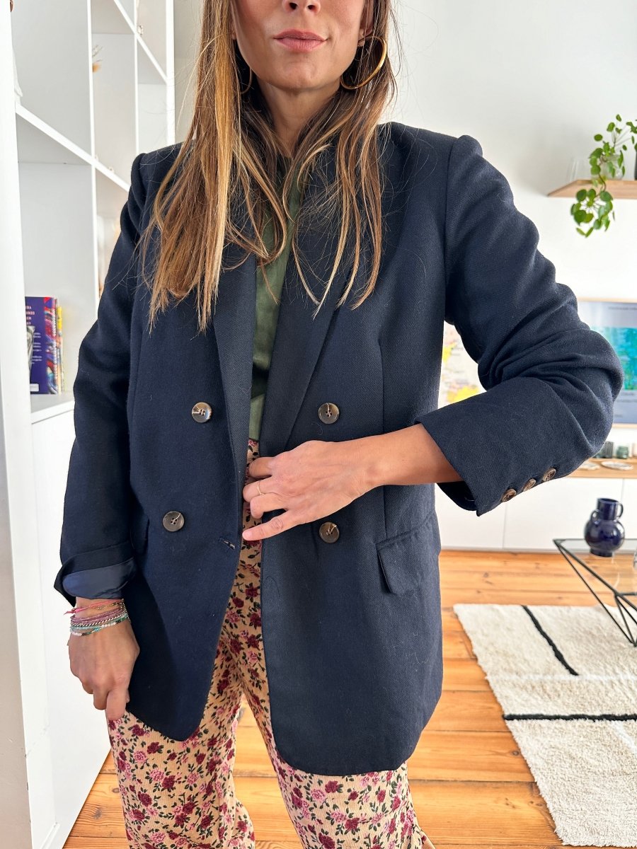 Veste Marguerite NAVY - ORFEO Veste