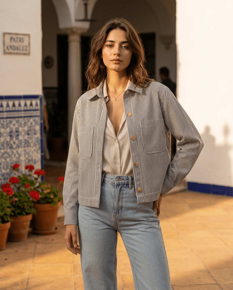 Veste Pauline MARINE - YCOO Veste