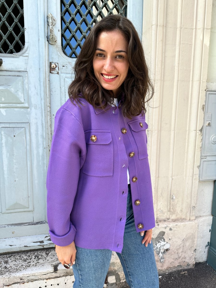 Veste Thais VIOLET - INSPIRATION STUDIO Veste