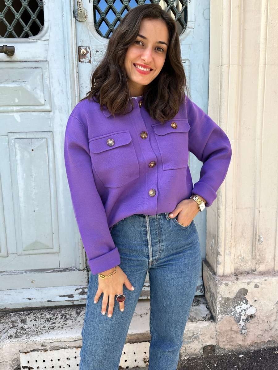 Veste Thais VIOLET - INSPIRATION STUDIO Veste