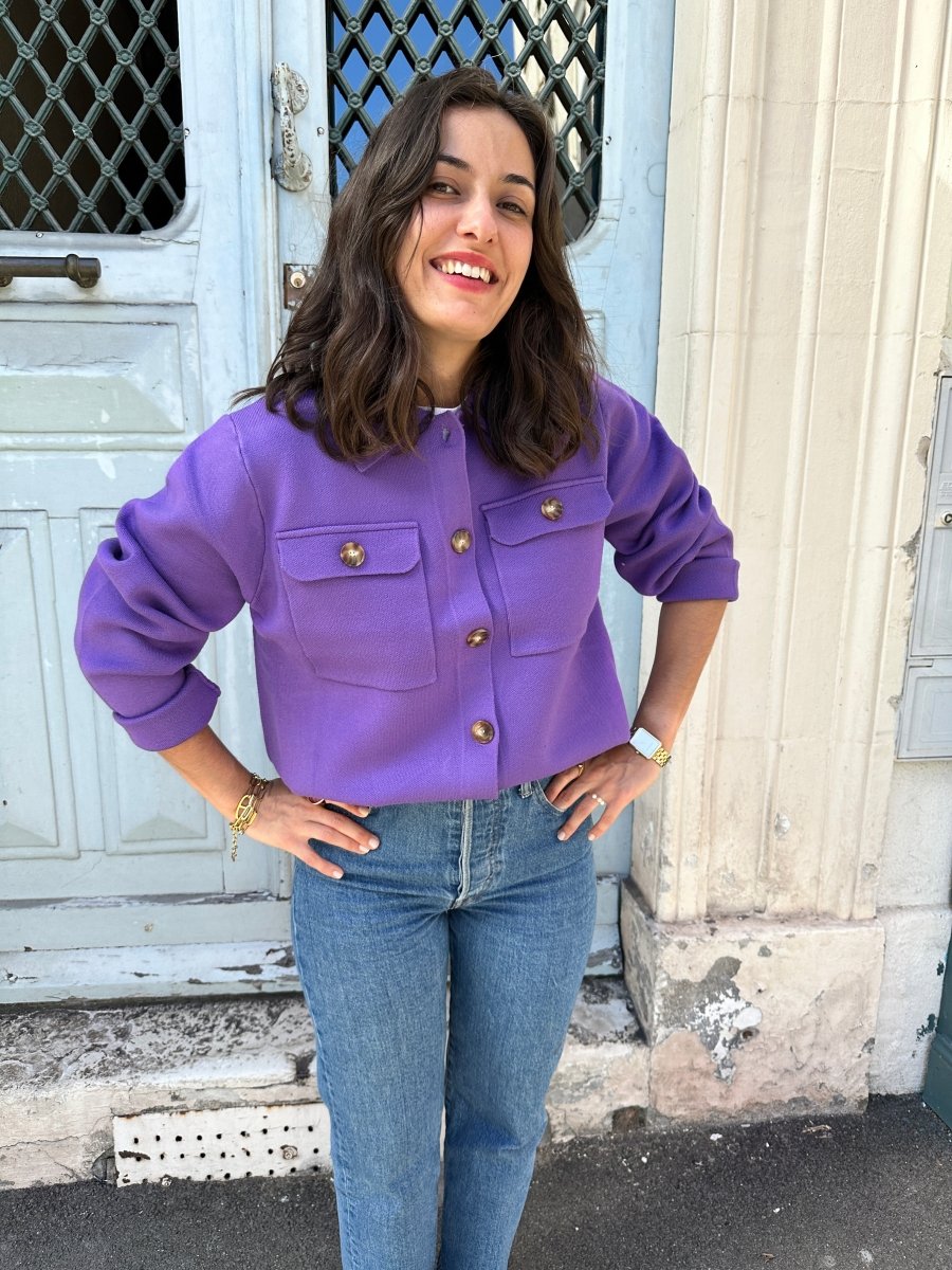 Veste Thais VIOLET - INSPIRATION STUDIO Veste