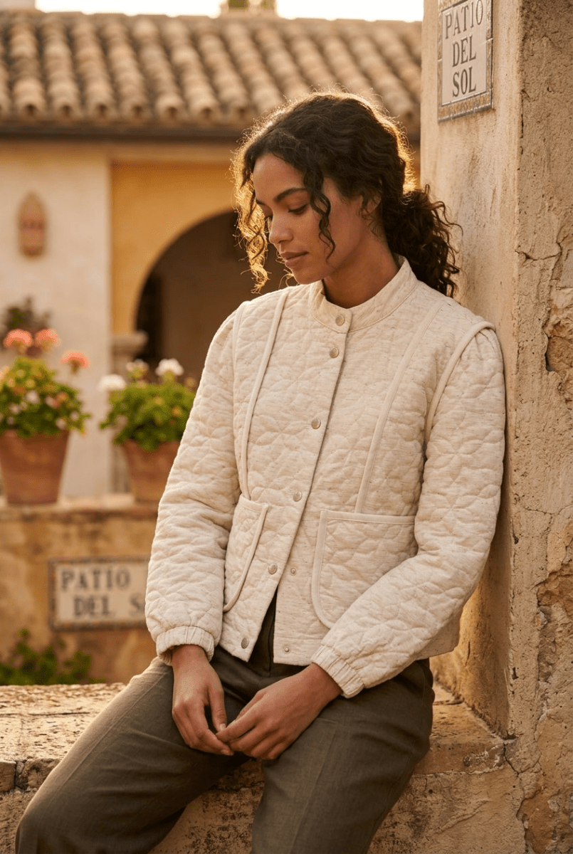 VESTE TYLER ECRU - RUE MAZARINE VESTE
