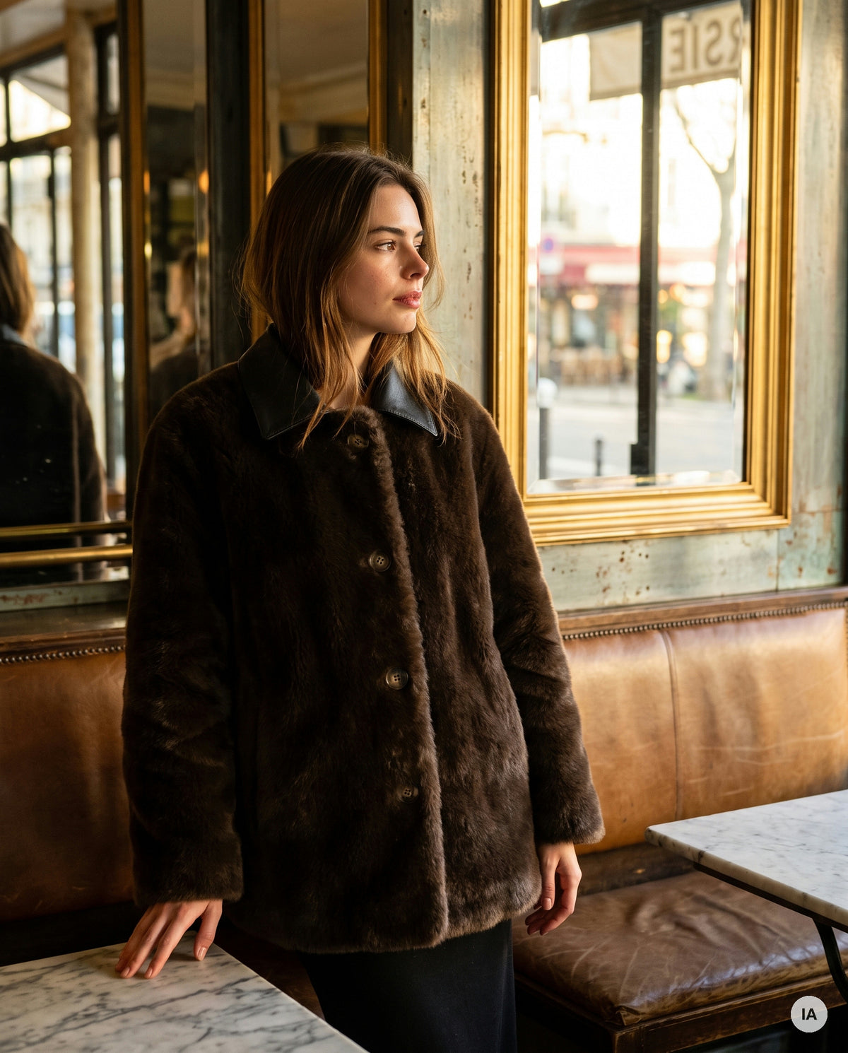 VESTE ZEPHYRA CHOCO - ADORE Veste — Image générée par IA