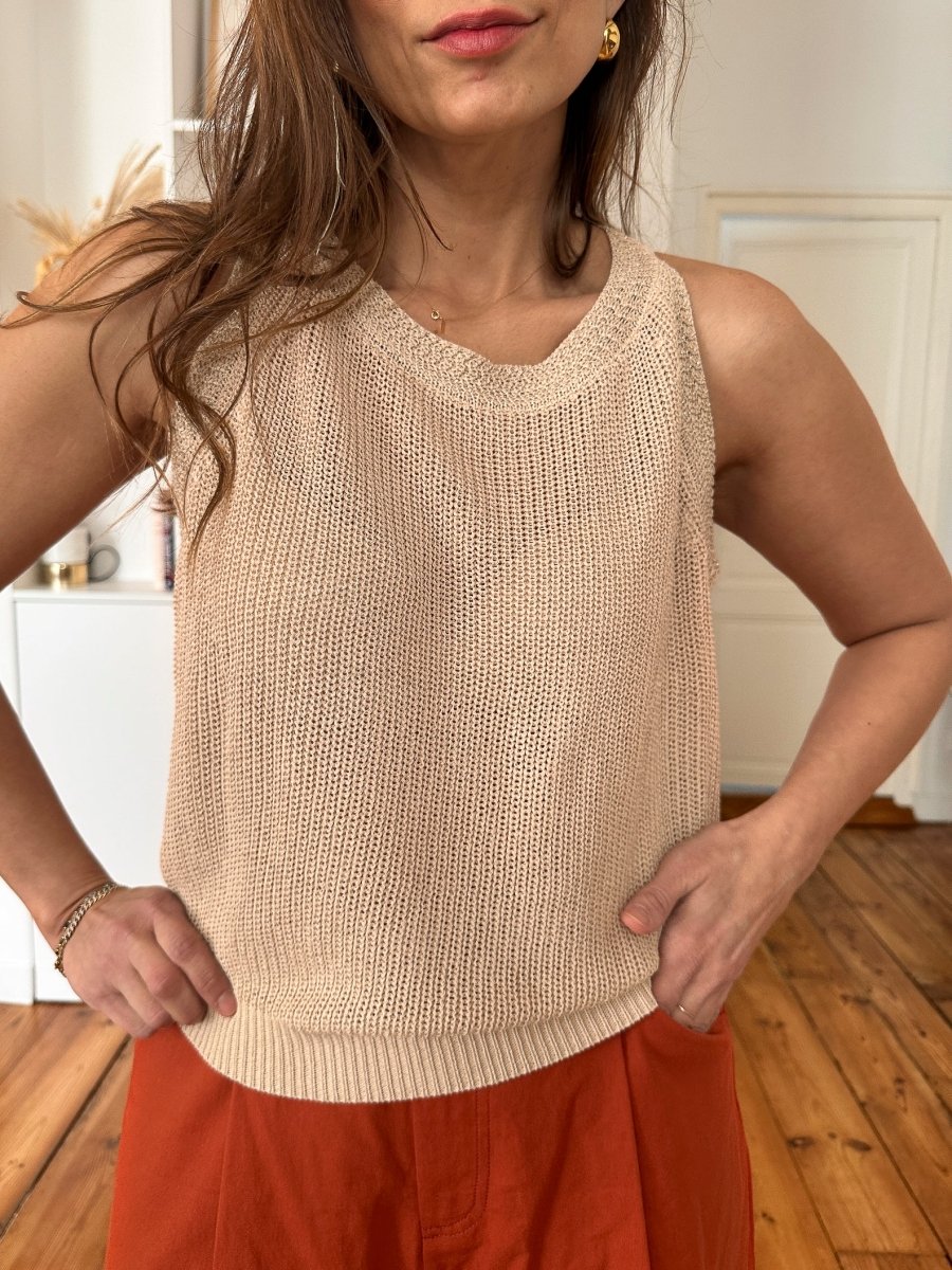 Pull Gaia BEIGE - SEEUSOON Pull pour femme